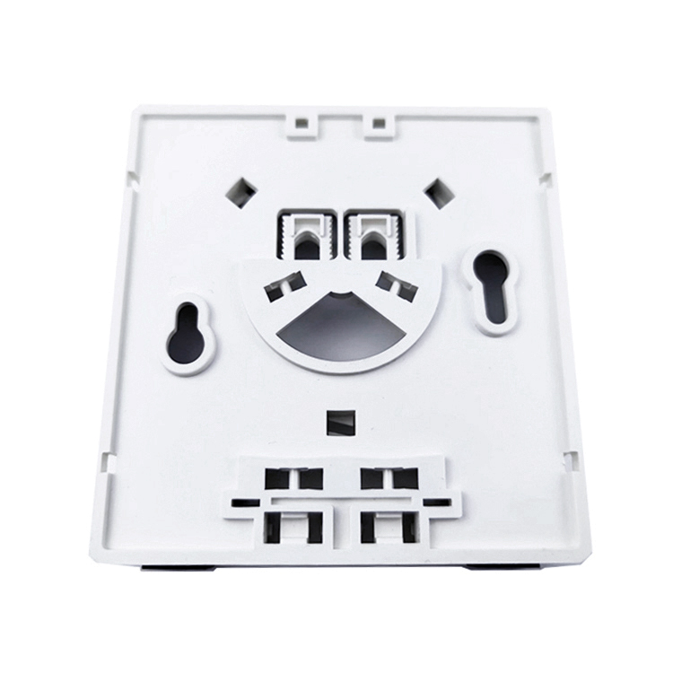 2 Cores UPC Plastic Fiber Optic Faceplate Socket Panel for Indoor in FTTH Network