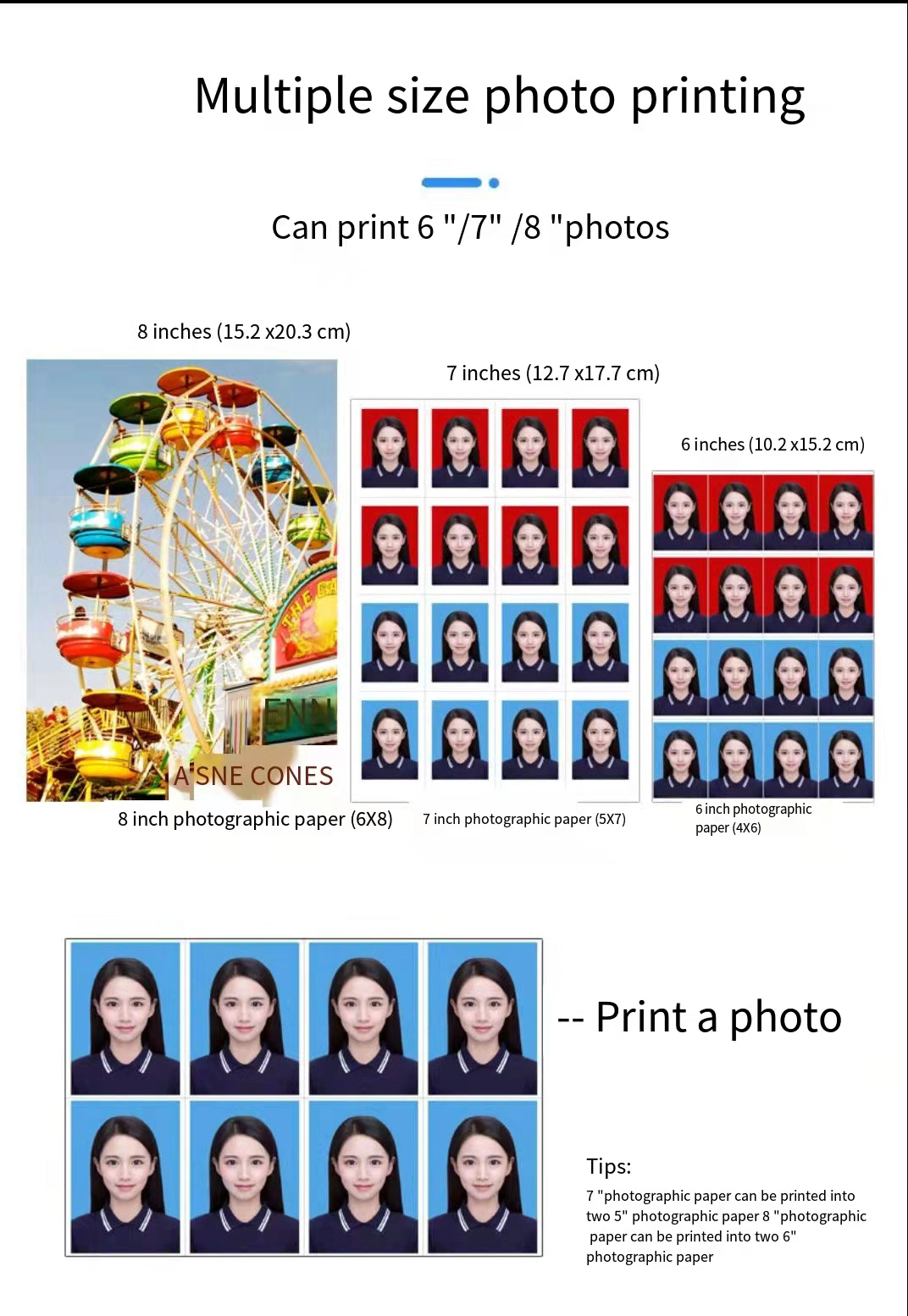Black Print Speed of 1 P525L Hiti Photo Printer for Dye Sublimation Photo Printing