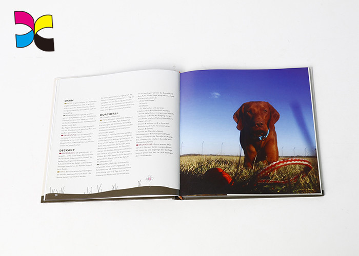 Durable Pu Leather Cover Custom Printed Journal Books Sewing And Edition Binding
