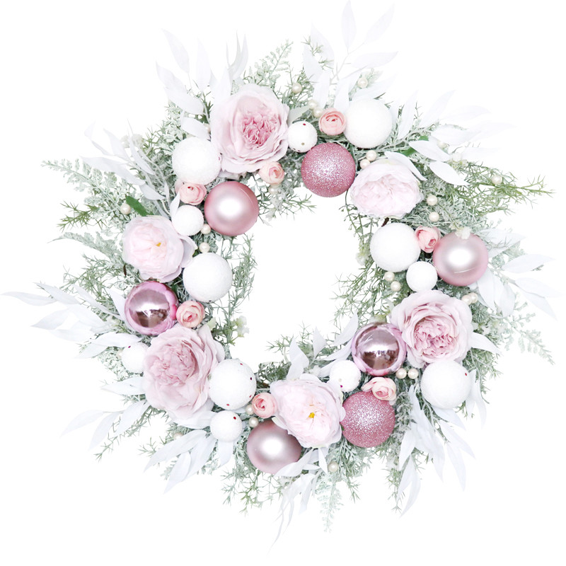 Factory wholesale Artificial Plant Artificial Grass Wreath Eucalyptus wreath For Hote