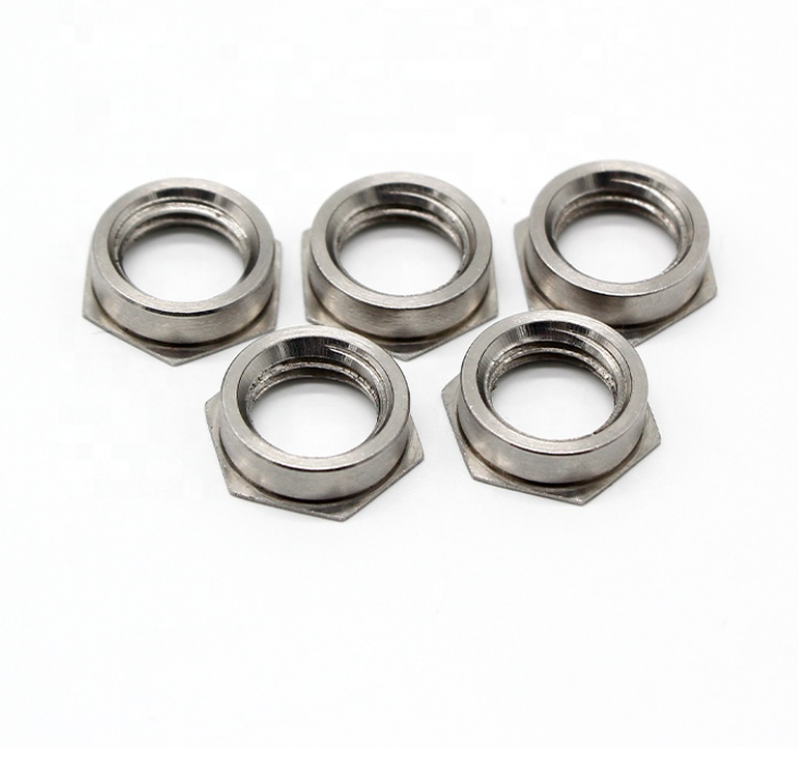 Self-Locking SUS304 Fasteners Insert Metric Self Clinching Flush Nuts