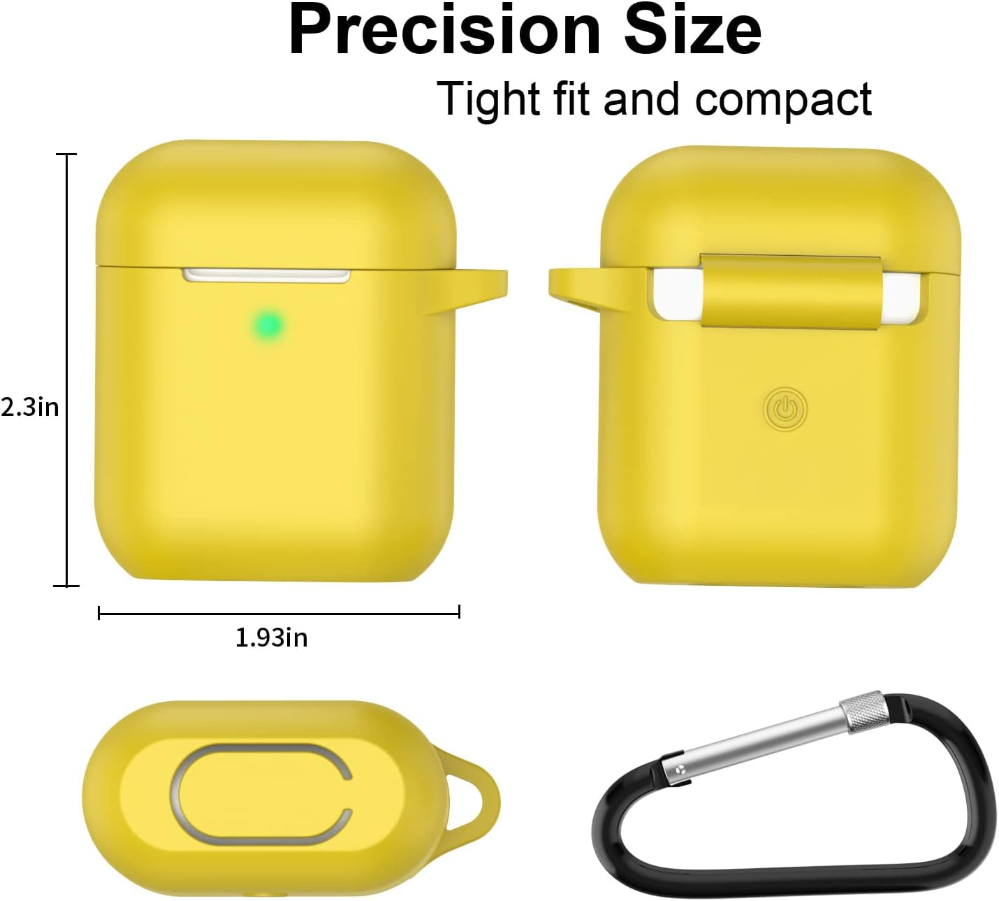 Lightweight Oilproof Silicone Earbud Case Cover Tasteless Practical