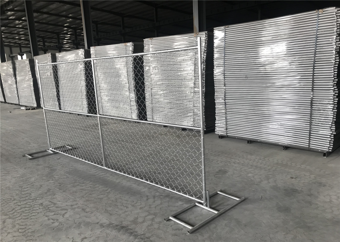 Delivering to You Backyard Chain Link Temporary Fencing 6'x10' 1.625'/41.2mm tube wall thick