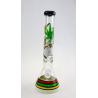 Buy cheap 16 Inch Height 9mm Glass Water Pipes bubbler oil rig bong For Adult from wholesalers