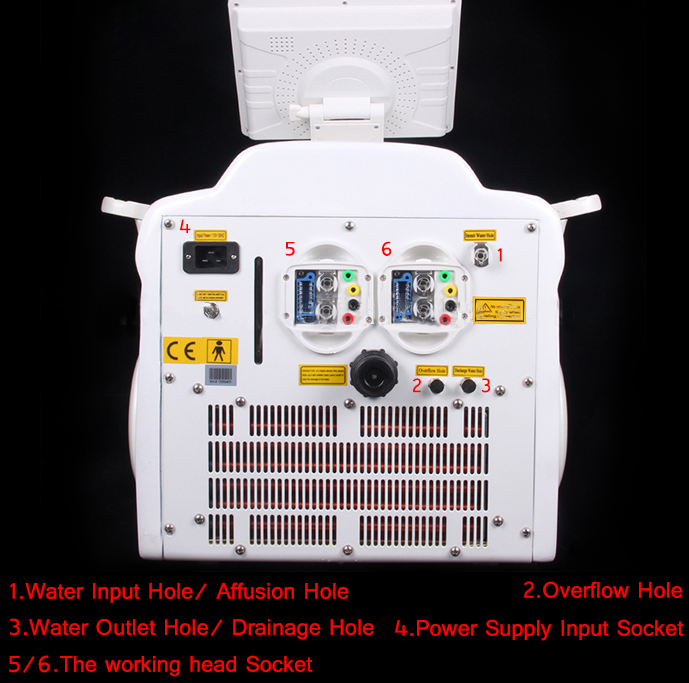 Whiten Skin OPT Beauty Salon Equipment Shr Ipl Laser Hair Removal Machine 2000W