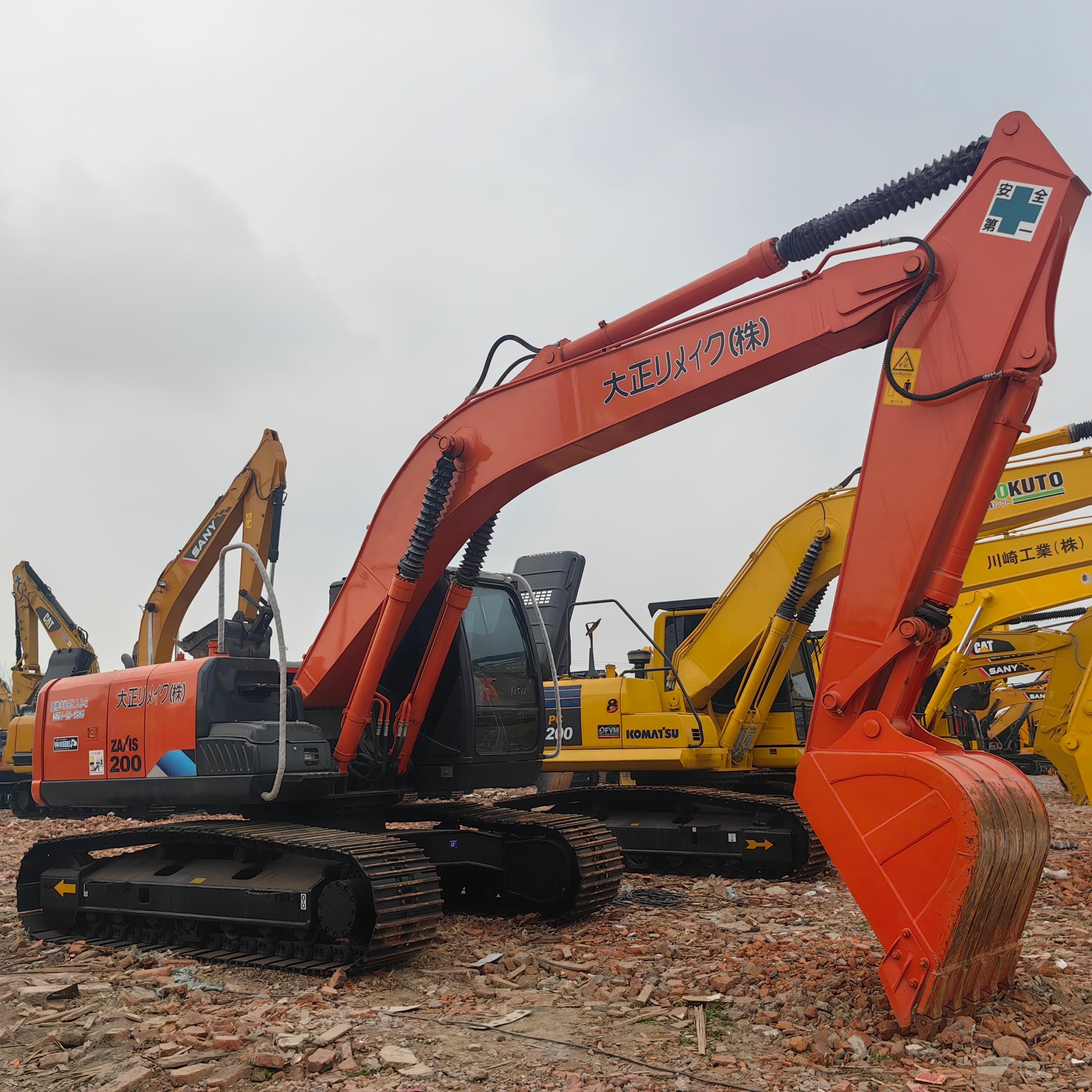 Japan Brand Used Hitachi Zx200-3 Excavator 20T Hydraulic Crawler Secondhand Digger