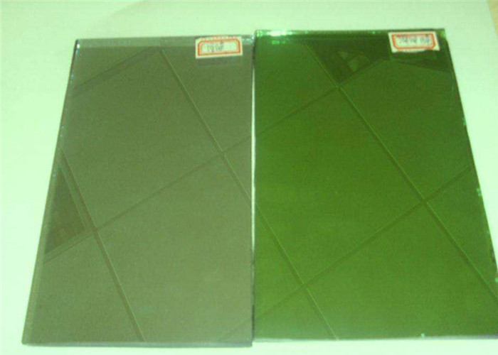 Dark Green Tinted Float Glass 3mm - 12mm Thickness For Building Glass