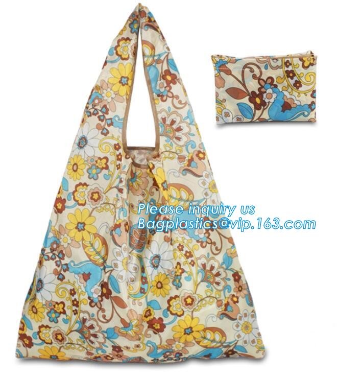 Promotion Custom Eco Friendly Sublimation Polyester Folding Shopping Bag,Promotional Sports Gym Sack Polyester Drawstrin