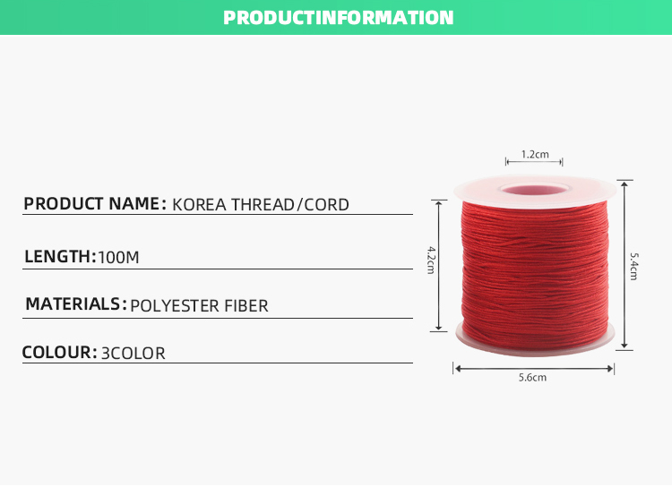 50g Silk Thread Jewelry 3mm 1mm Bracelet Thread Essential for Jewelry Making Supplies