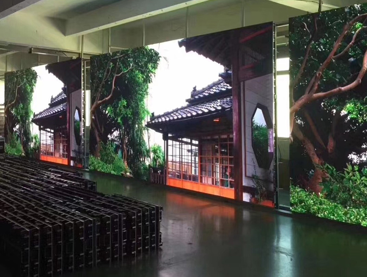 Cheap price indoor P3.91 rental led screen panel 500x500mm cabinet led video wall