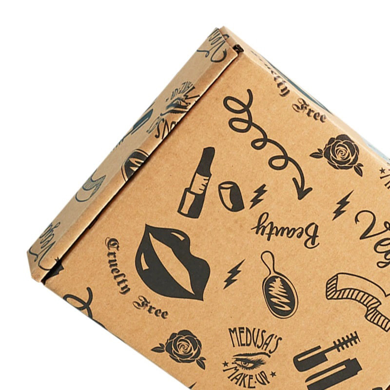 Custom Logo Printed Color Craft Eco Friendly Luxury Corrugated CosmetiC Folding Shipping Boxes