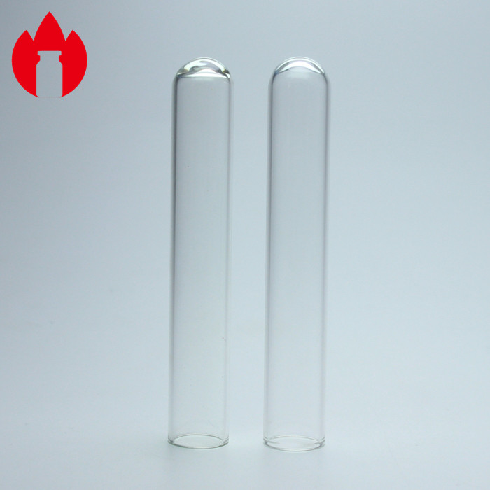 10*75mm 3ml Glass Test Tubes Transparent Color With Round Bottom