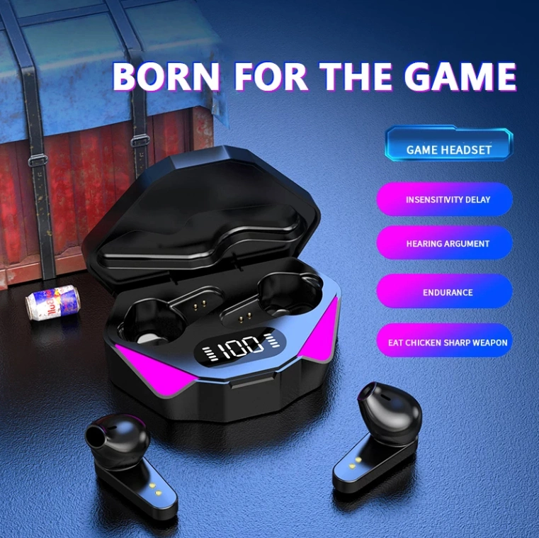 X15 Wireless 5.0 Gaming Earphone Mini Stereo True Headphone Magnetic Charging Sports Headset