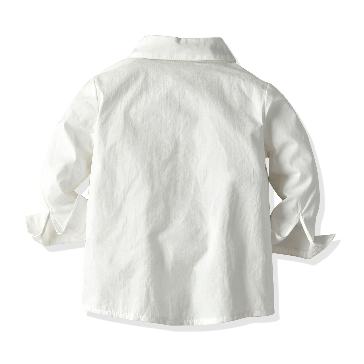 Bow Tie Polo Neck Top With Pants Boys Suit Baby Suspenders Outfit