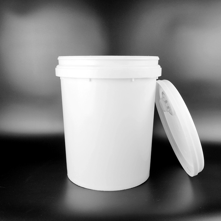 Paint 5 Gallon Round Plastic Bucket White Plastic Pail For Coating
