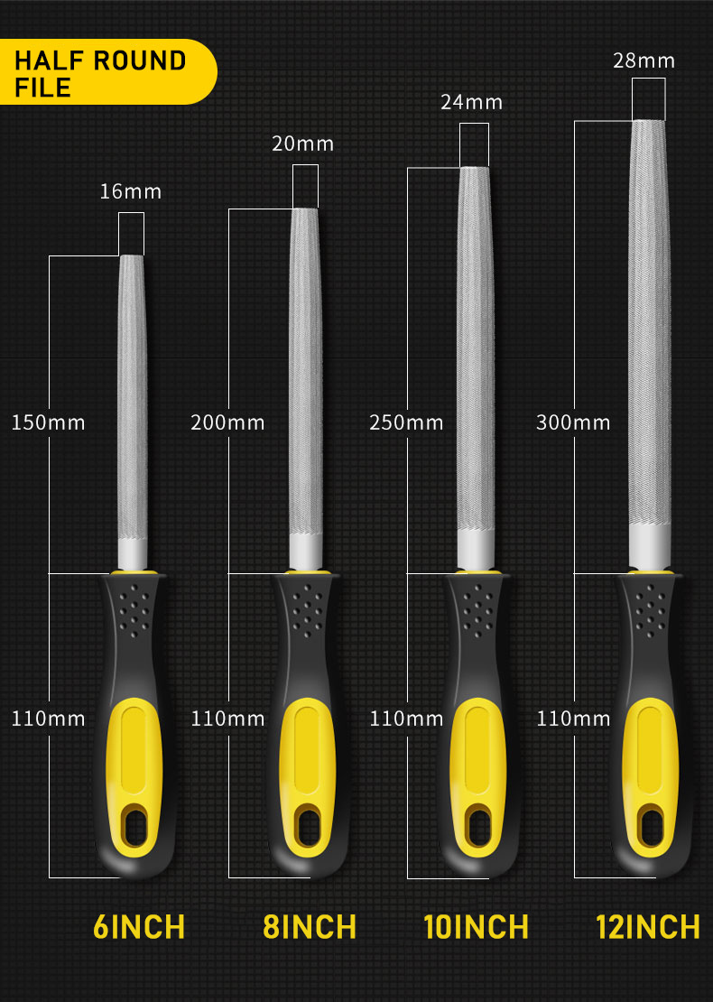 10&quot; Stainless Steel Hand File