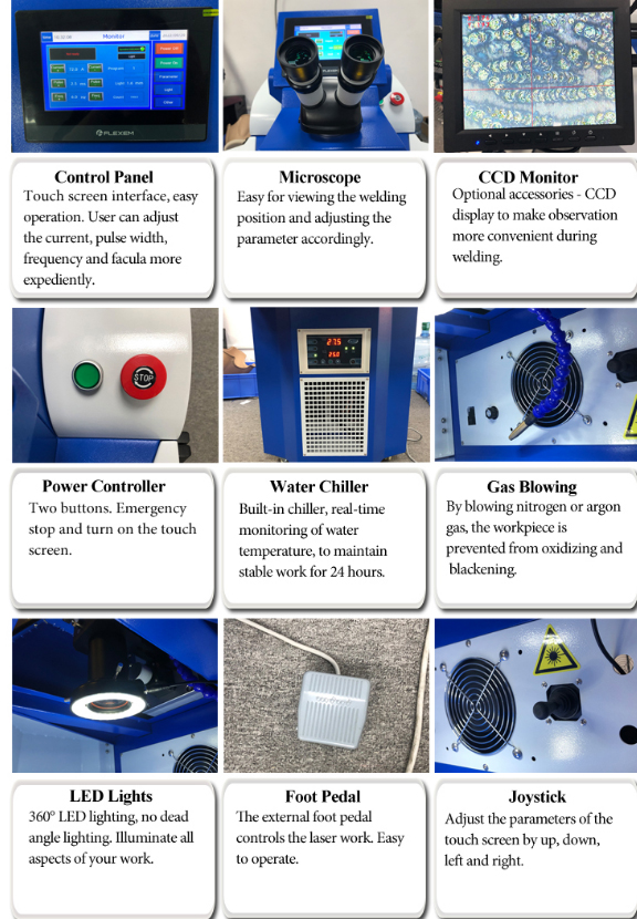 200W 300W Metal Silver Jewelry Split Laser Welder by HIGHYAG KBF YAG Jewelry Laser Welding Machine for Discounted Sale