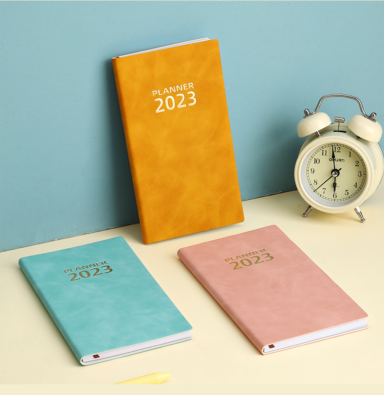 Leather Cover Notebook for Promotion Saddle Stitching Binding Journal Stationary