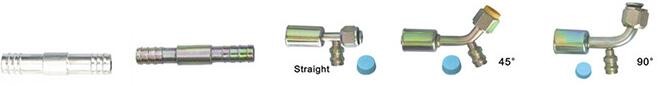 #6 #8 #10 #12 Al joint with iron cap Female O-Ring fittings O-Ring Female Thread /Hose connection A/C Hose Pipe fitting