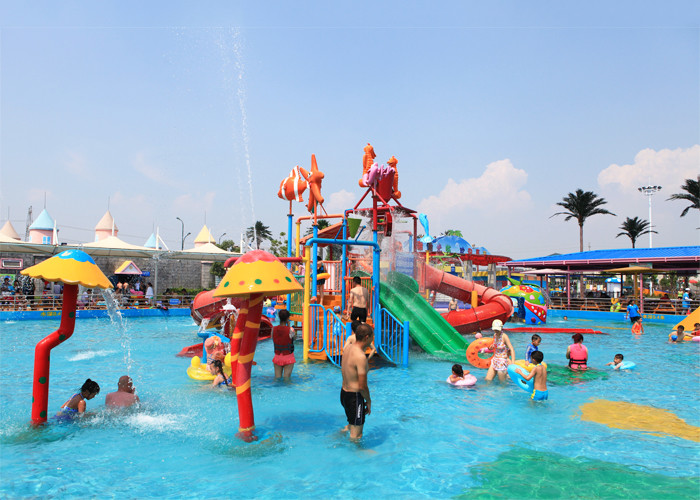 Kids Play Water Slide Outdoor Water Playground Equipment