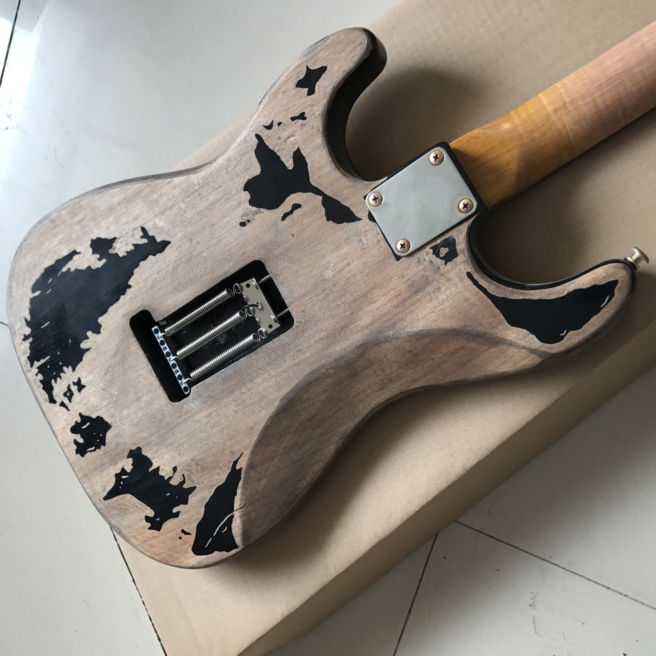 New style high quality custom relic ST electric guitar, Rosewood fingerboard relic electric guitar