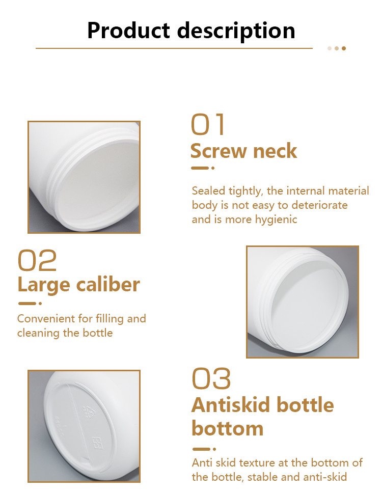 Food Grade MD Head Coffee Syrup Dispenser Pump With 2500ml Round HDPE Container