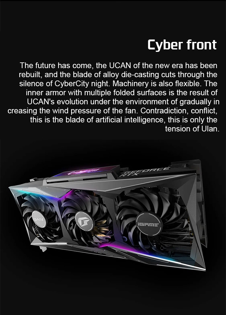8G RTX 3070 Ti Graphics Card IGame Vulcan 3070 Ti Architecture Chip