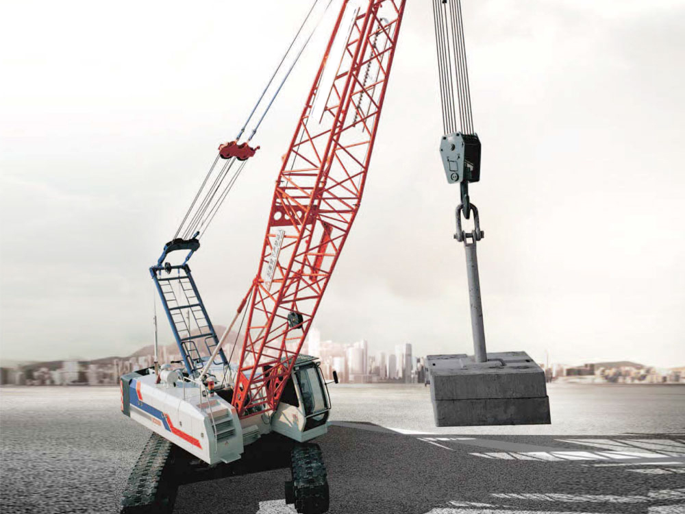 Boost Your Construction Project with 7-15m Fixed Jib Length Crawler Crane and Gas Engine