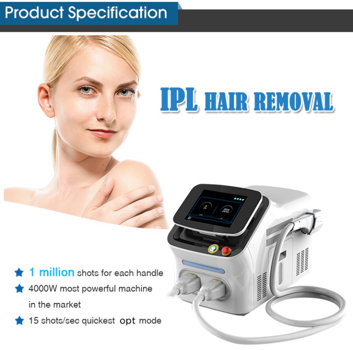 530nm-950nm IPL Hair Removal Beauty Equipment , IPL Skin Rejuvenation Home Device