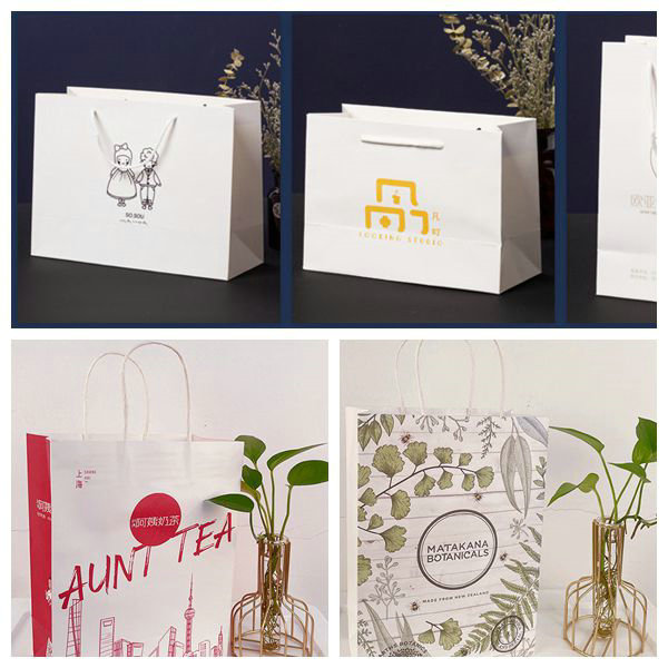 Offset Printing 210g White Kraft Paper For Clothes shopping bag 0.7m x 1m Sheet