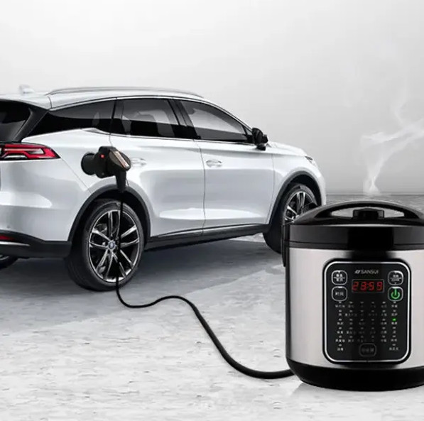 ABS PC Material Portable EV Charger External Discharge Gun IEC Standard