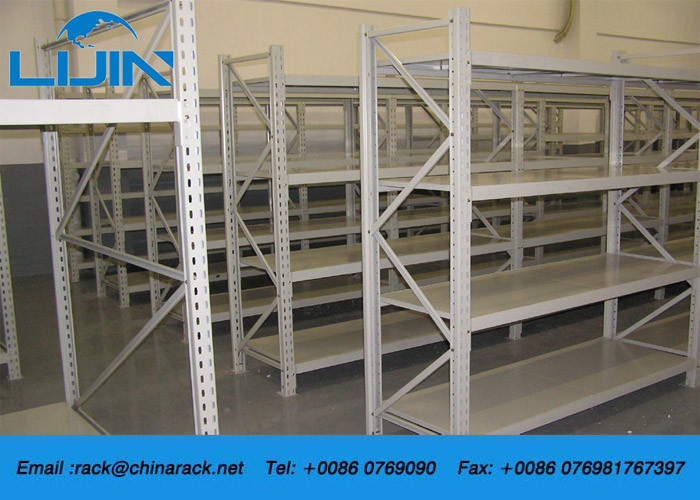 Four Layers Light Duty Shelf , Adjustable Warehouse Storage Racks
