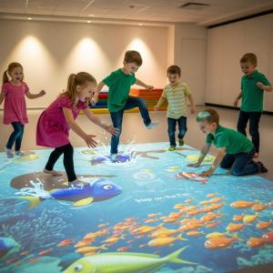Buy cheap Interactive Floor Projection Game: Step on Fish Fun product