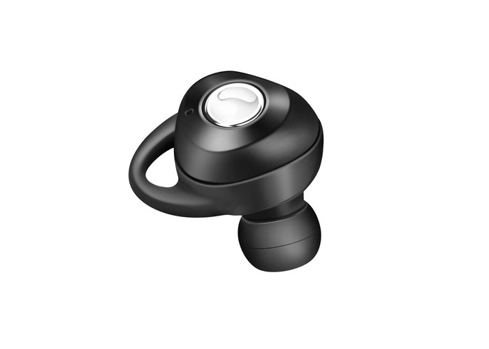 Black Color True Wireless Stereo Earbuds 10M Transmission Bluetooth Version5 . 0