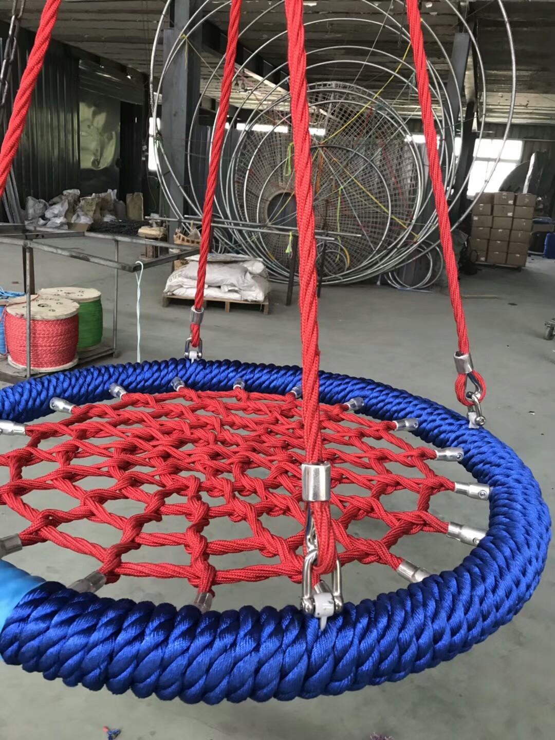 Basket Swing Playground Rope Net 16mm X 150cm