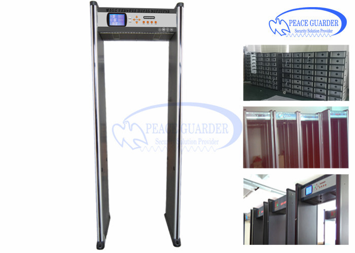 Security Examined Placed Digital Pass Through Metal Detector Gate With CCTV Camera