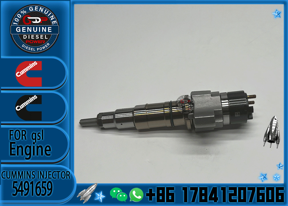 Excavator 5491659 4327072 4359204 4307414ELIC Engine Common Rail Fuel Injector