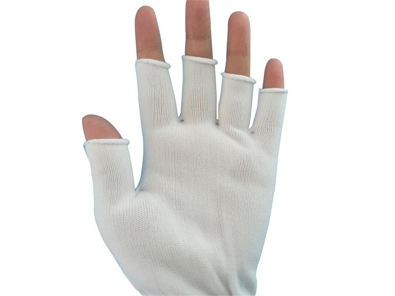 Seamless Polyester Liner Anti Static Gloves , Electrostatic Discharge Gloves