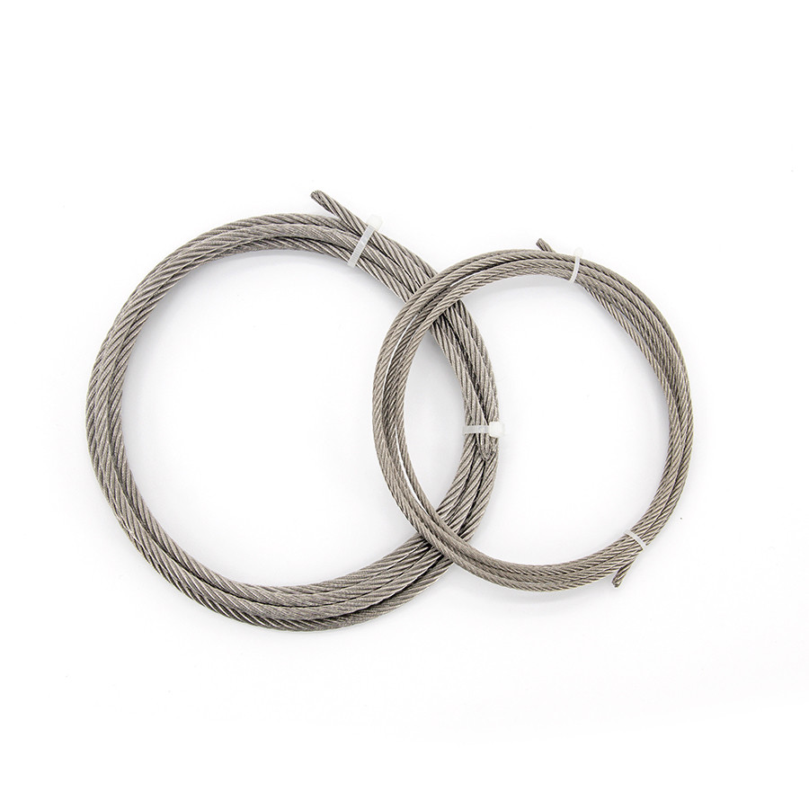 4mm 5mm 6mm 8mm 10mm Stainless Steel Wire Rope 7*19 (6*19+IWS)