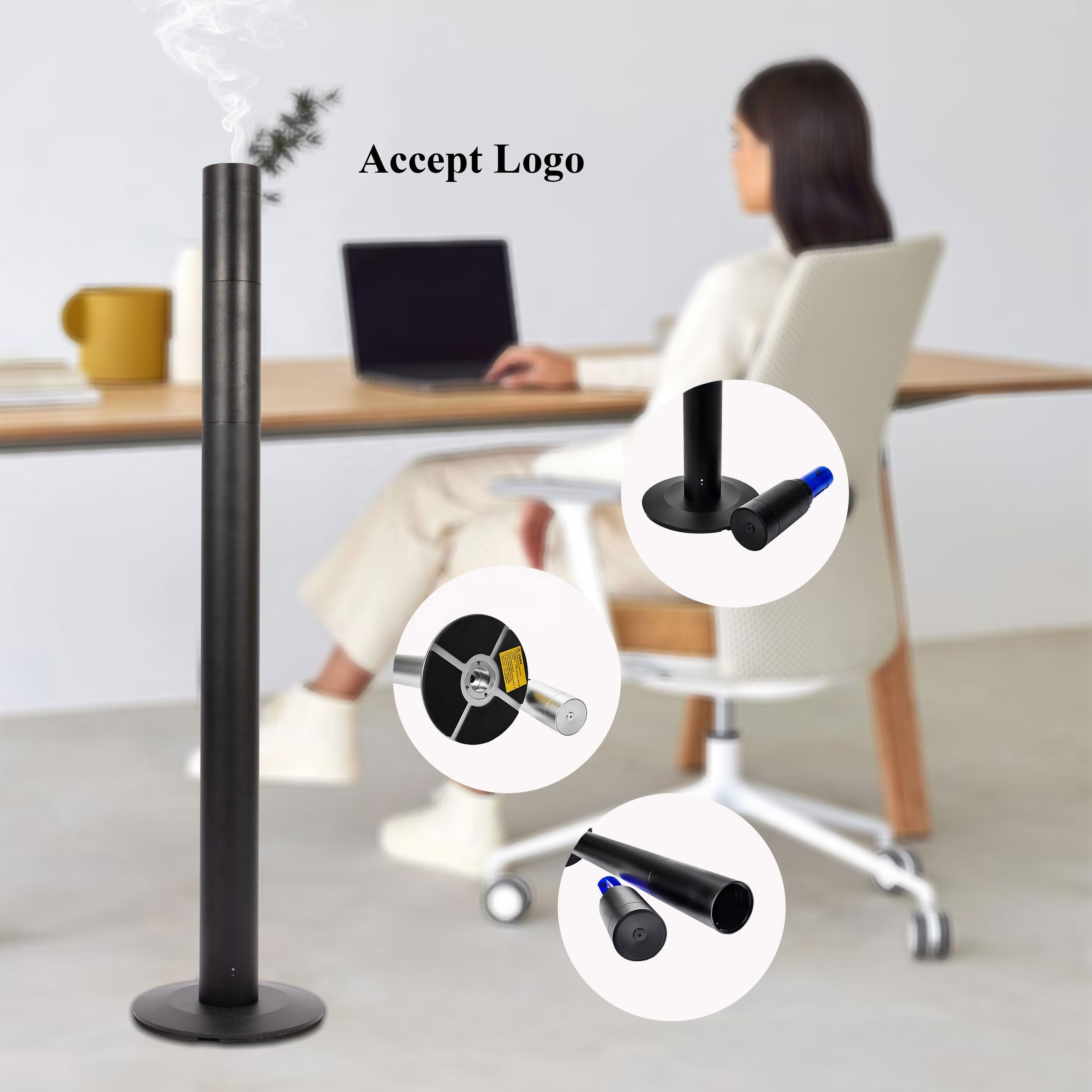 Private Mold Aroma Diffuser Machines Up To 10 Hours Working Time and 5W Power for Performance