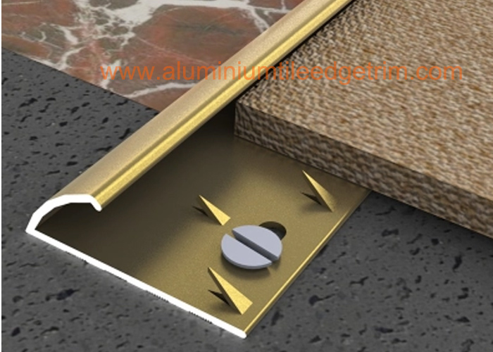 curved edge aluminium carpet strip