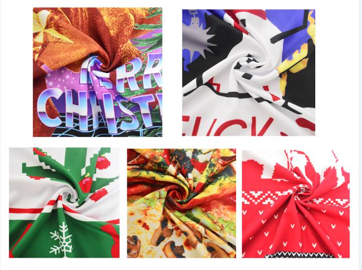 3D Printing Plus Size 4xl Christmas Jumper , Male Christmas Jumpers Pullover