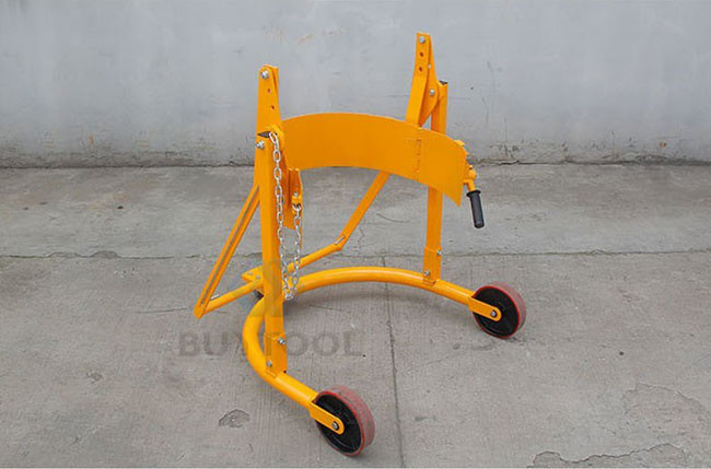 45 Gallon 30 Gallon 210 Litre Drum Handling Equipment Trolley Palletizer 770lbs Capacity