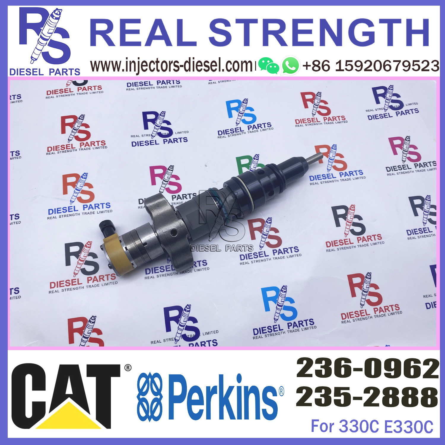 Original new diesel V-O-L-V CUMMINS injector, manufactured in the UK. We are distributors of V-O-L-V, CUMMINS, and every
