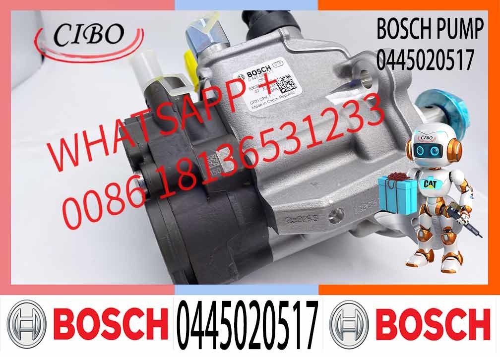 Diesel engine spare parts CP4 fuel pump 0445020517 for cummins engines fuel injection pump