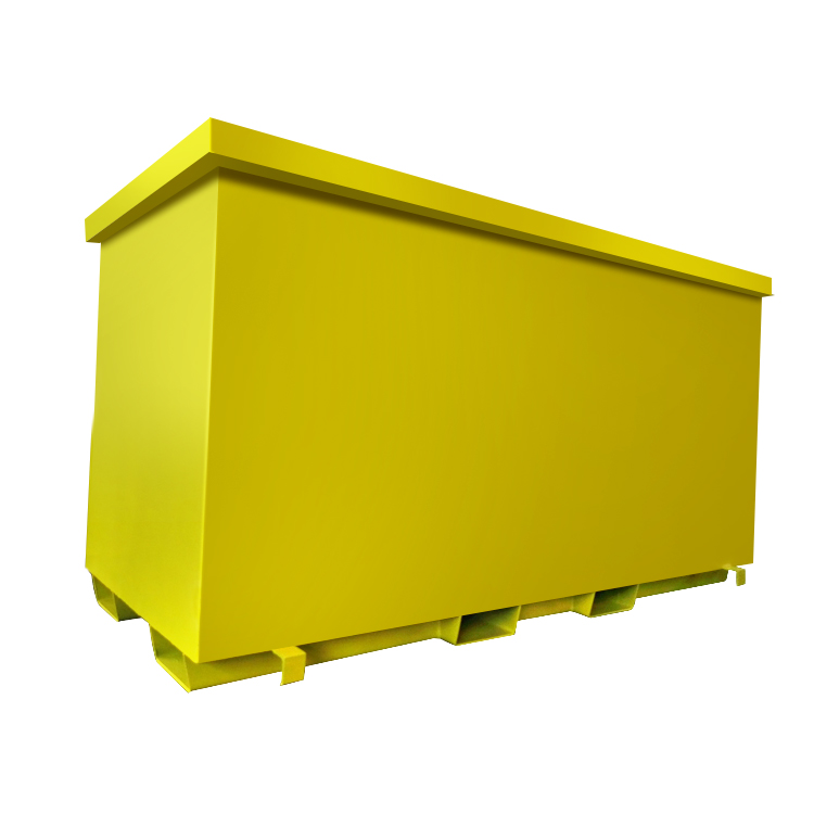 Outdoor Scrap Metal Forklift Garbage Dumpster 2CBM - 50CBM Mobile Trash Dumpster
