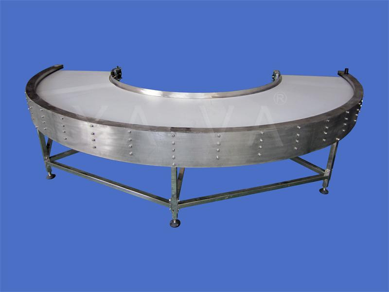 180 Degree Curved Conveyor System Multipurpose Convenient Installation