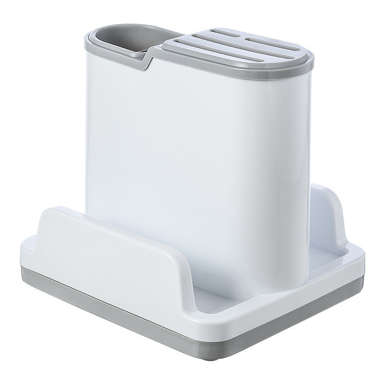 Plastic Multifunctional Kitchen Tableware Knife and Spoon Storage Rack