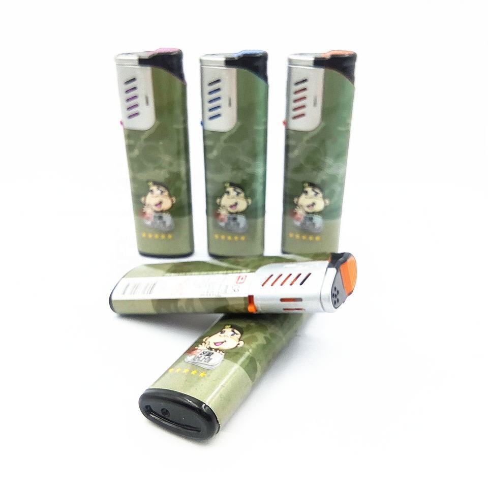 EUR Standard Hot Selling Windproof Electric Lighter Custom Logo Cigarette Lighter