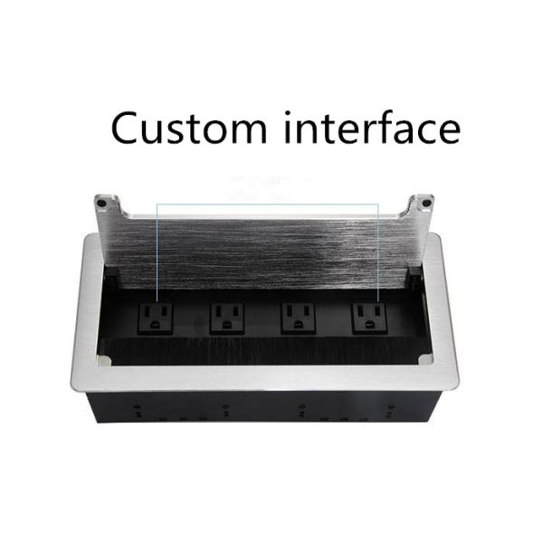 American Standard Cable Cubby Box / Countertop Socket Line Brush Multimedia Information Box